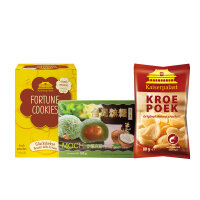 Snacks, Süßwaren und Desserts