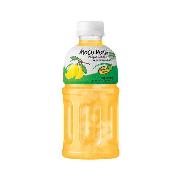 Mangogetränk mit Nata de Coco „Mogu Mogu“ 320ml (Einweg)