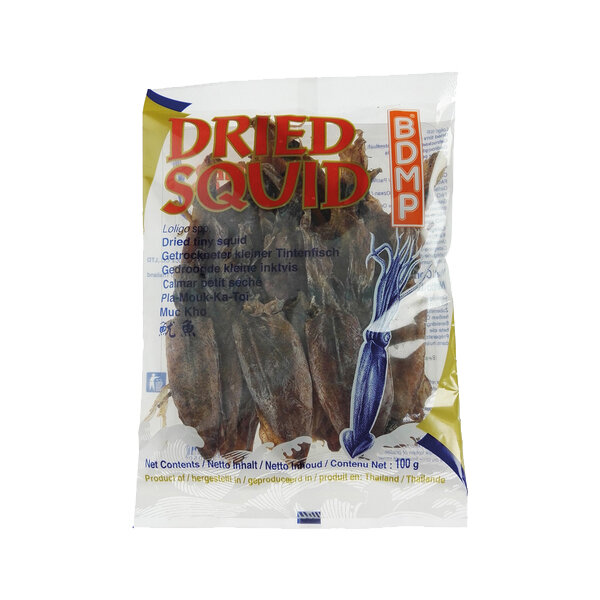 Tintenfisch klein, getrocknet "BDMP", 100g