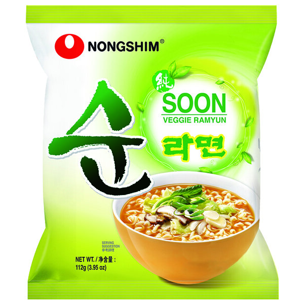 Instantnudel Nong Shim – Soon Veggie Ramyun 112g
