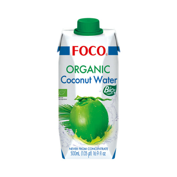 BIO Kokosnusswasser, Pur "FOCO" 500ml