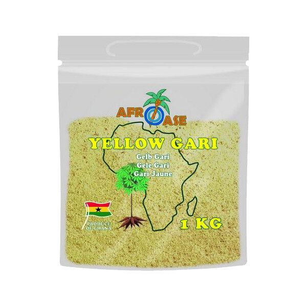 AFROASE - Gari gelb, 1kg
