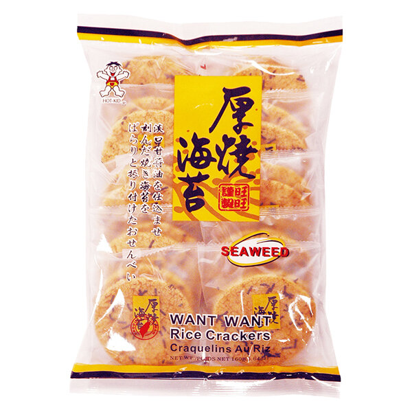 Want Want Reiskräcker "Seetang", 160g