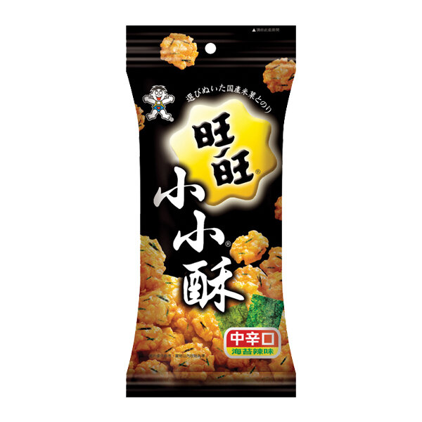 Want Want Mini-Reiskräcker "Spicy Seaweed", 60g