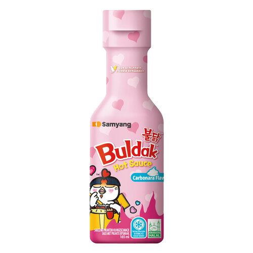 BULDAK Sauce Hot Chicken Carbonara , 165ml