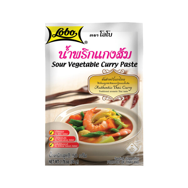Würzpaste für saures Gemüse Curry „LOBO“, 50g