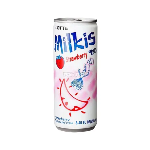 Erfrischungsgetränk mit Kohlensäure – Erdbeergeschmack, 250ml