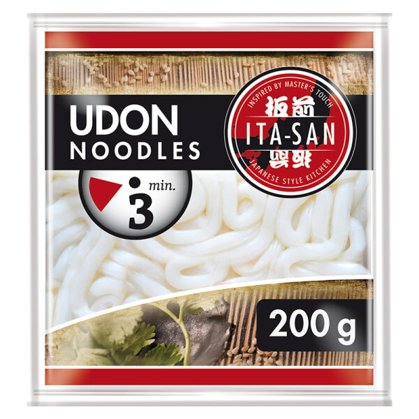 Udon Nudeln, vorgekocht "ITA-SAN", 200g