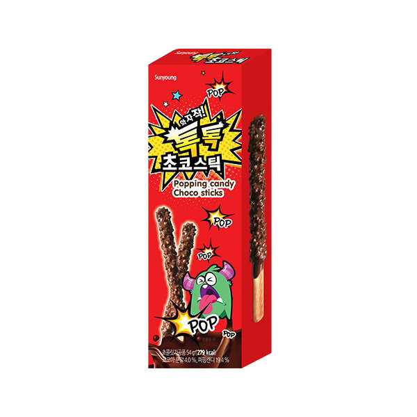Choco Sticks - Popping Candy "Sunyoung" 54g