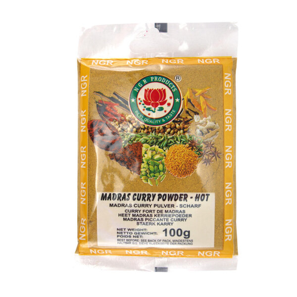 Madras Currypulver Hot 100g