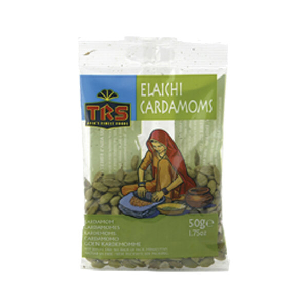 Elaichi / grüner Kardamom, ganz „TRS“ 50g