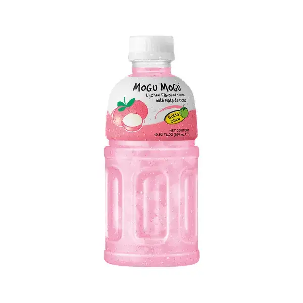 Litschigetränk mit Nata de Coco „Mogu Mogu“ 320ml (Einweg)