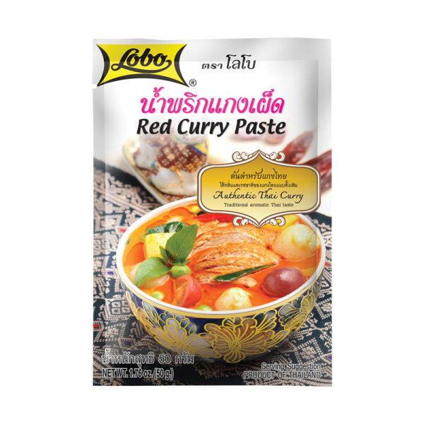 Würzpaste Curry rot „LOBO“, 50g